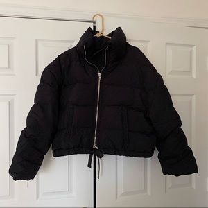 Korean Black Bomber | Hailey Bieber Style